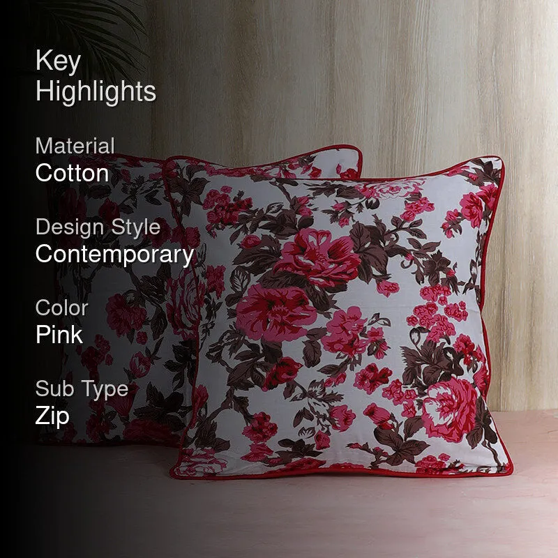 Swayam Cameil Printed Cushion Cover - Set of Two media 2
