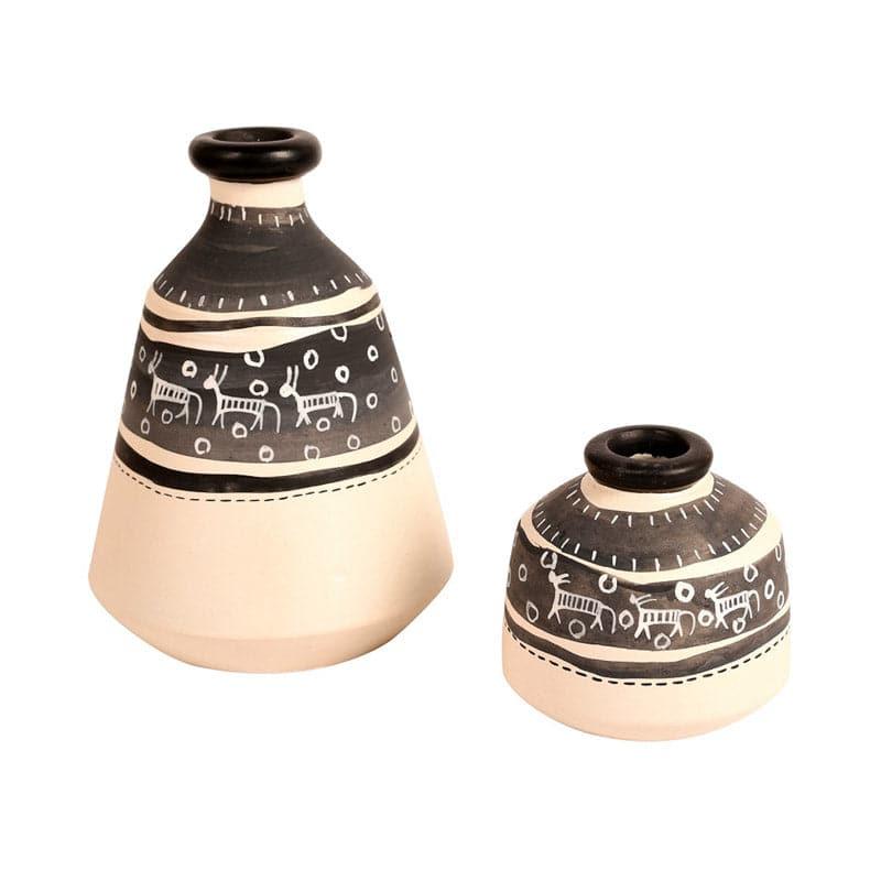 Owlery Wooden Wall Shelf With Pot - Set Of Three media 4