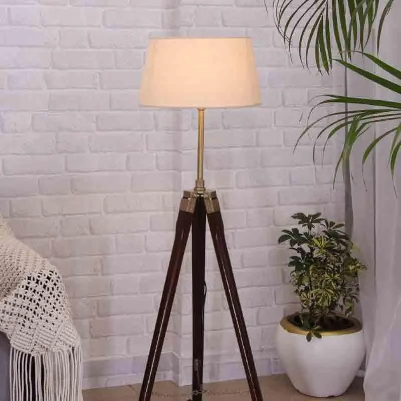 Tall Tales Tripod Floor Lamp - Off White media 4