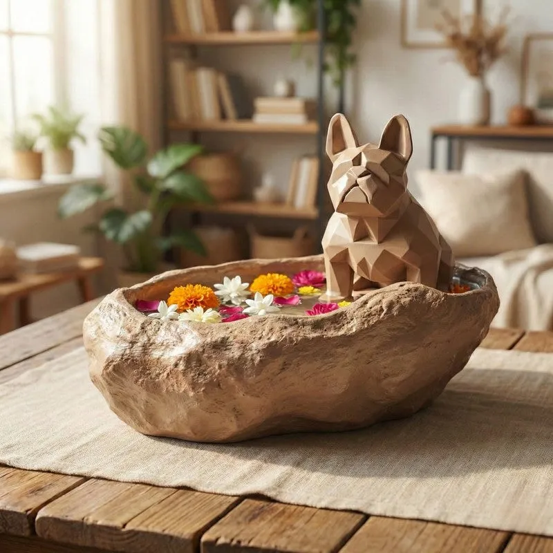Guardian Dog Resin Urli media 4