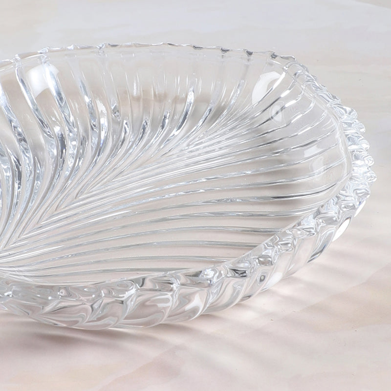 Leafy Decorative Glass Platter media 5