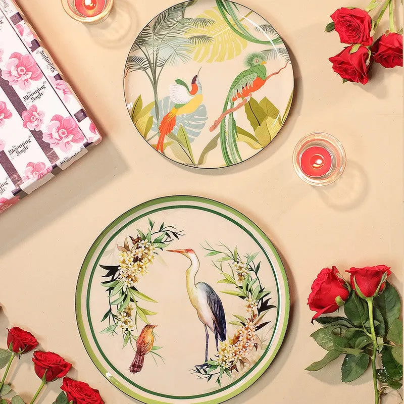 Jungle Echo Metal Wall Plates - Set Of Two media 1