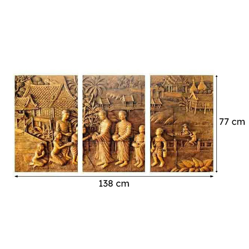Simple Life Canvas Wall Art - Three Piece Set media 9