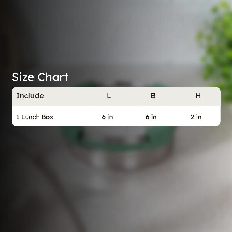 Clip Lock Lunch Box (600 mL) - Green media 8