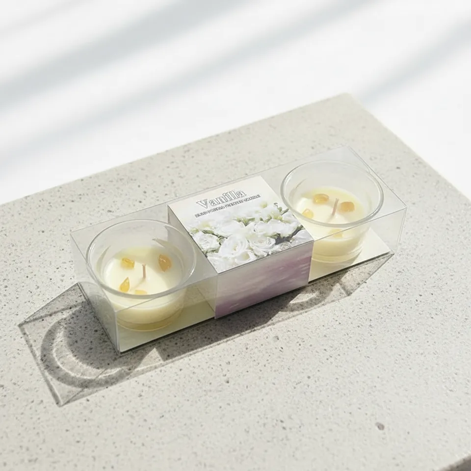 Solvyn Scented Candle (Vanilla) - Set Of Two media 1