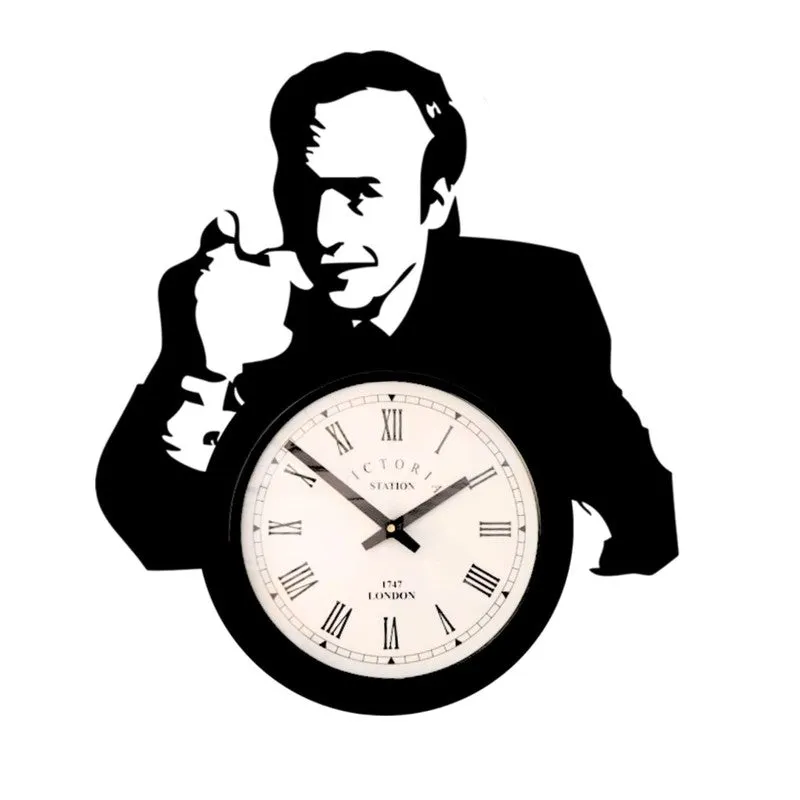 Suitdial Steel Analog Wall Clock - Black media 4