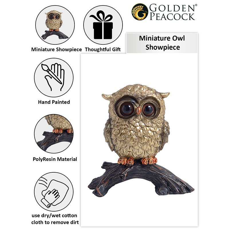 Owlette I Showpiece - Gold media 4