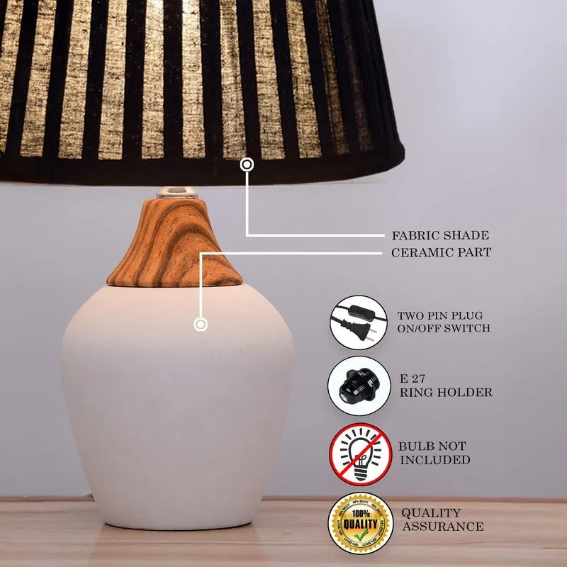 SpectraGlow Dynamic Ceramic Table Lamp - Black media 7