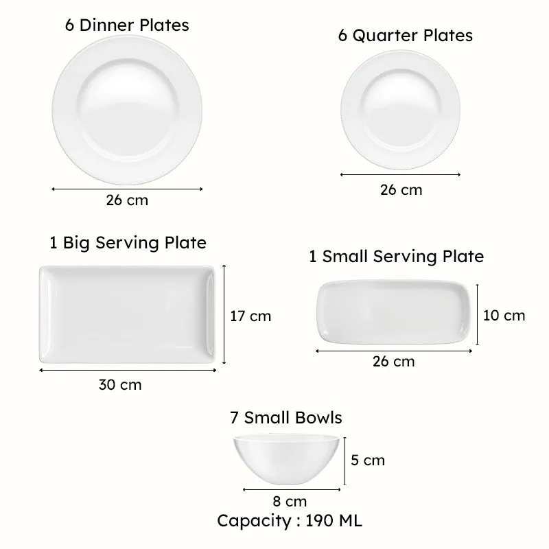 Rustica Ceramic Dinner Set - 21 Piece Set media 12