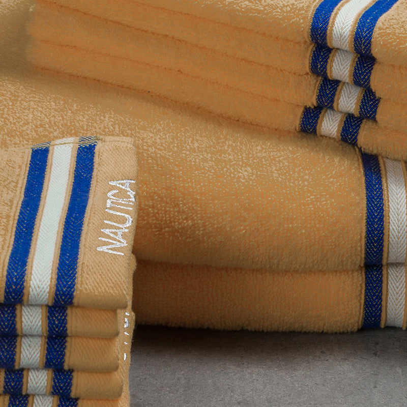 Nautica Dove Dual Cotton Towel Set (Beige) - Set Of Fourteen media 5