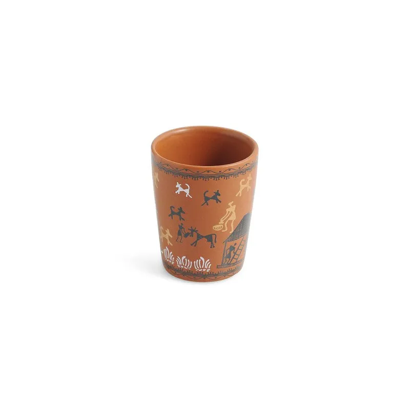Amara Ceramic Tea Cup (100 mL Each) - Set Of Six media 4
