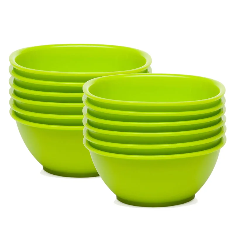 Mihaya 400 ml Snack Bowl (Green) - Set Of Twelve media 1