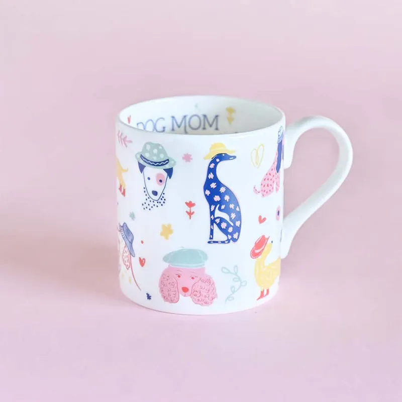 Dog Ceramic Coffee Bone China Coffee Mug (300 mL) media 4