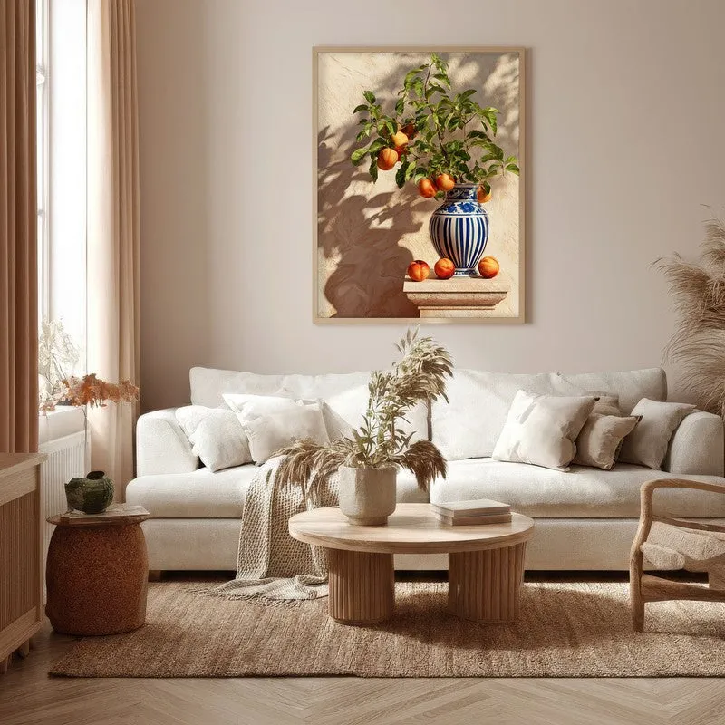 Maribel Canvas Wall Painting With Brown Frame media 5