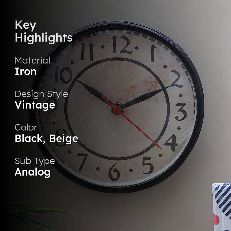 Time Regent Iron Wall Clock media 2
