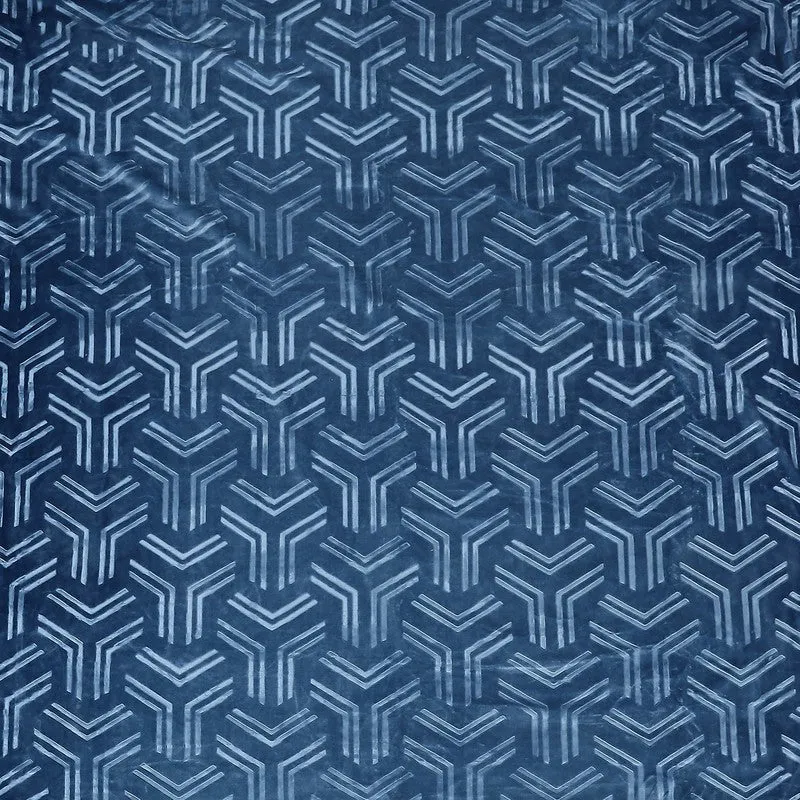 Monte Carlo Crimson Dreamscape Blanket (Blue)- 800 GSM media 7