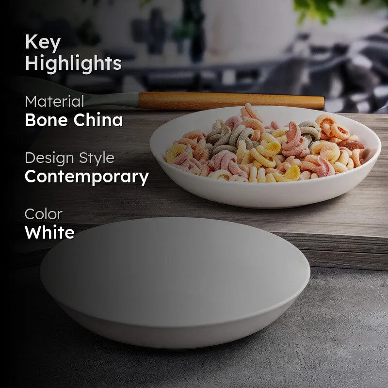 Bone China Pasta Plate (650 mL Each) - Set Of Two media 2