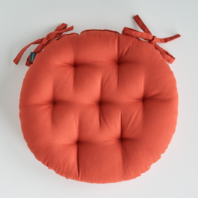 Paylon Chair Pad (Terracotta Brown) - Set Of Four media 3