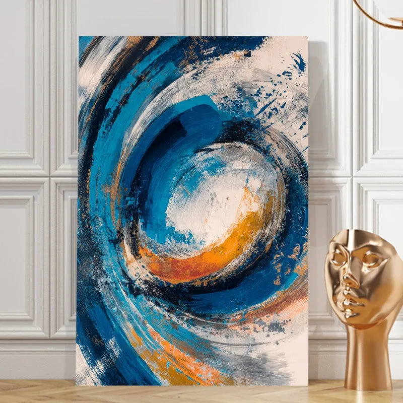 Rivora Abstract Wave Canvas Wall Art media 8