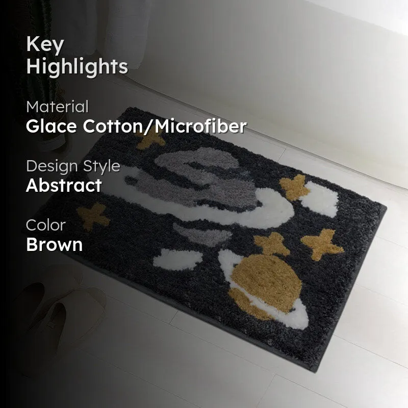 Planetarium Microfiber Bath Mat - Silver media 2