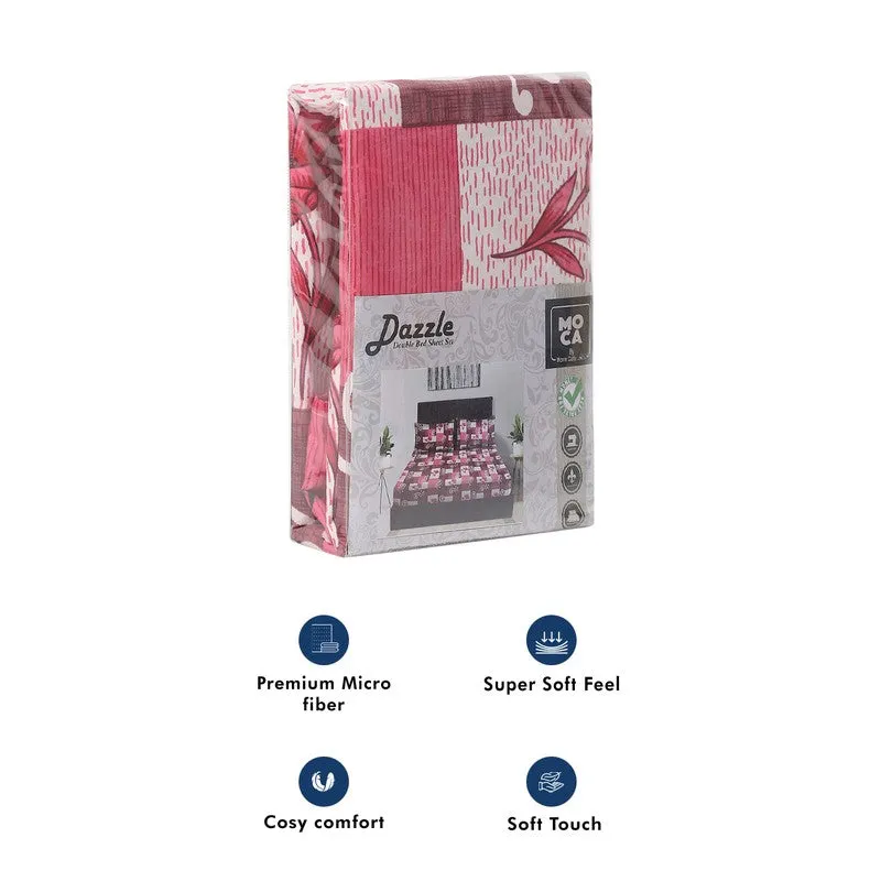 Monte Carlo Checkered Bloom Bedsheet - 120 GSM media 11