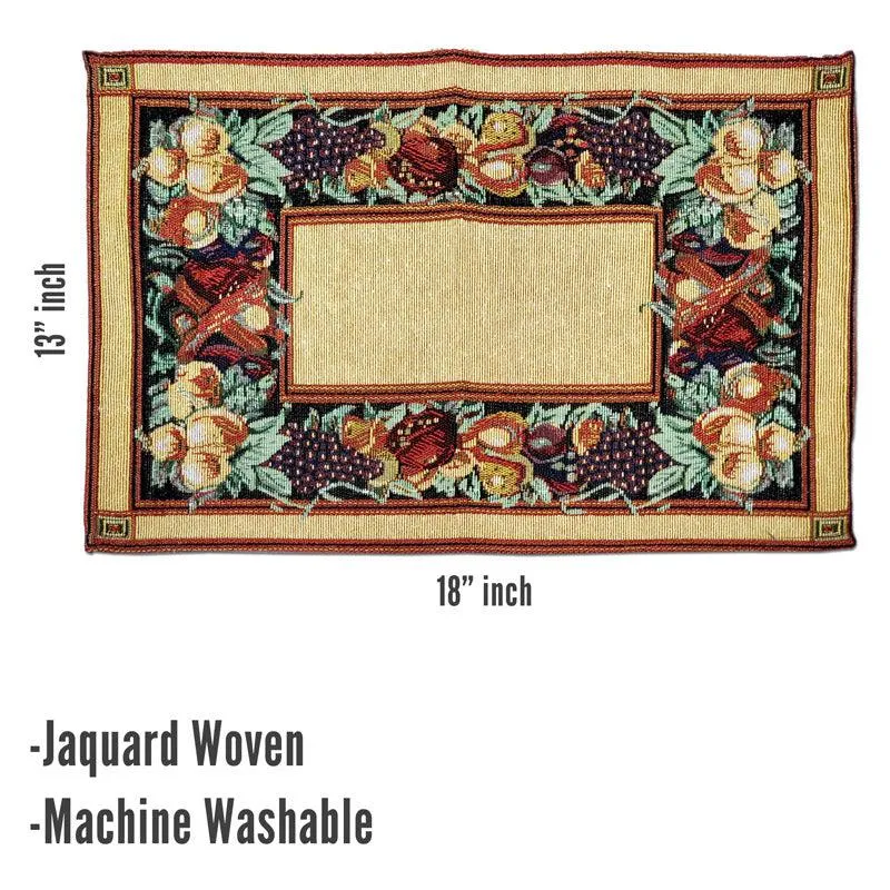 Adia Jacquard Woven Placemat - Set Of Four media 7
