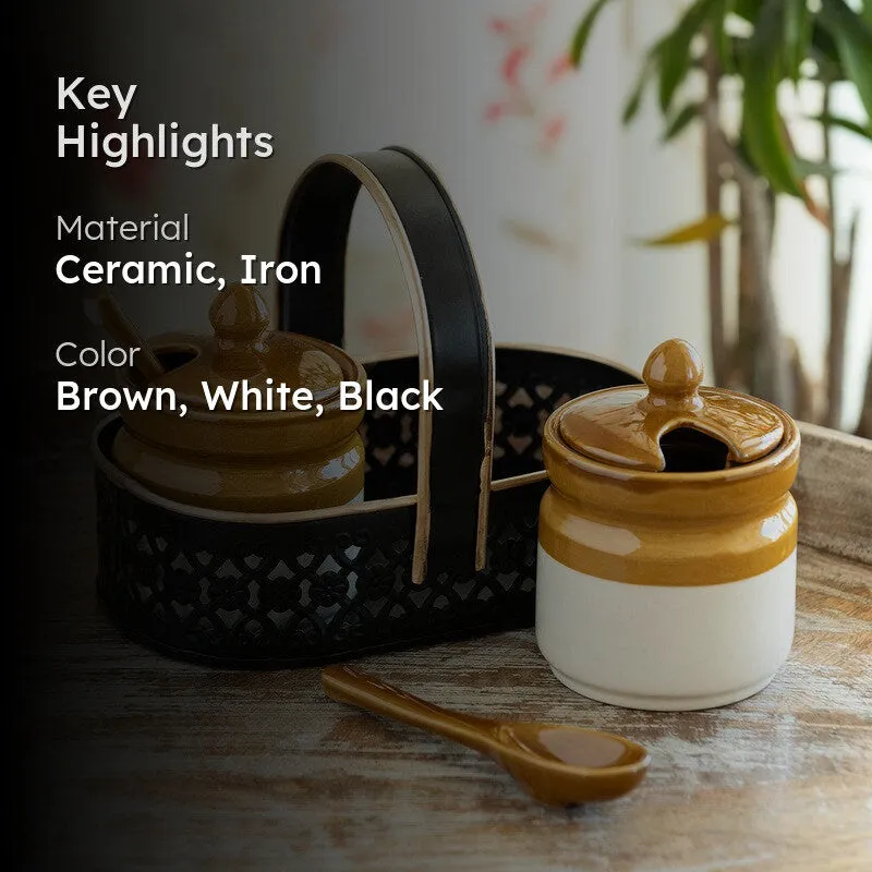 Rustora Ceramic Jar Set - Five Piece Set media 2