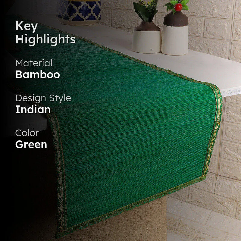 Eco Sip Bamboo Table Runner - Green media 2