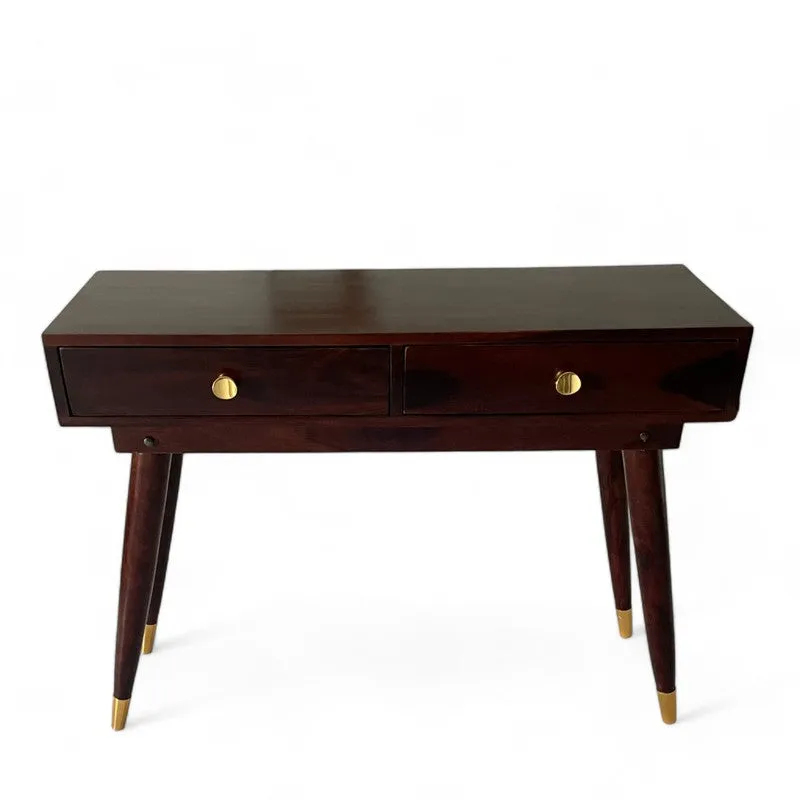 Wavro Sheesham Wooden Table - Brown media 4