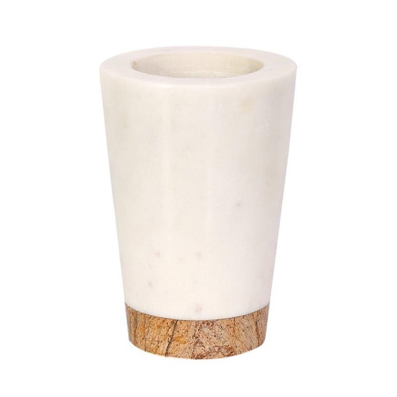 Plant Buddy Hand Crafted Marble Planter - Small media 4