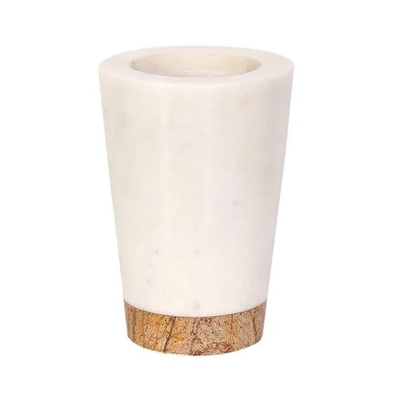 Plant Buddy Hand Crafted Marble Planter - Small media 4