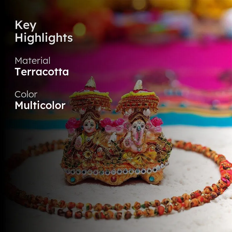 Seraphic Lakshmi Ganapati Idol Set media 2