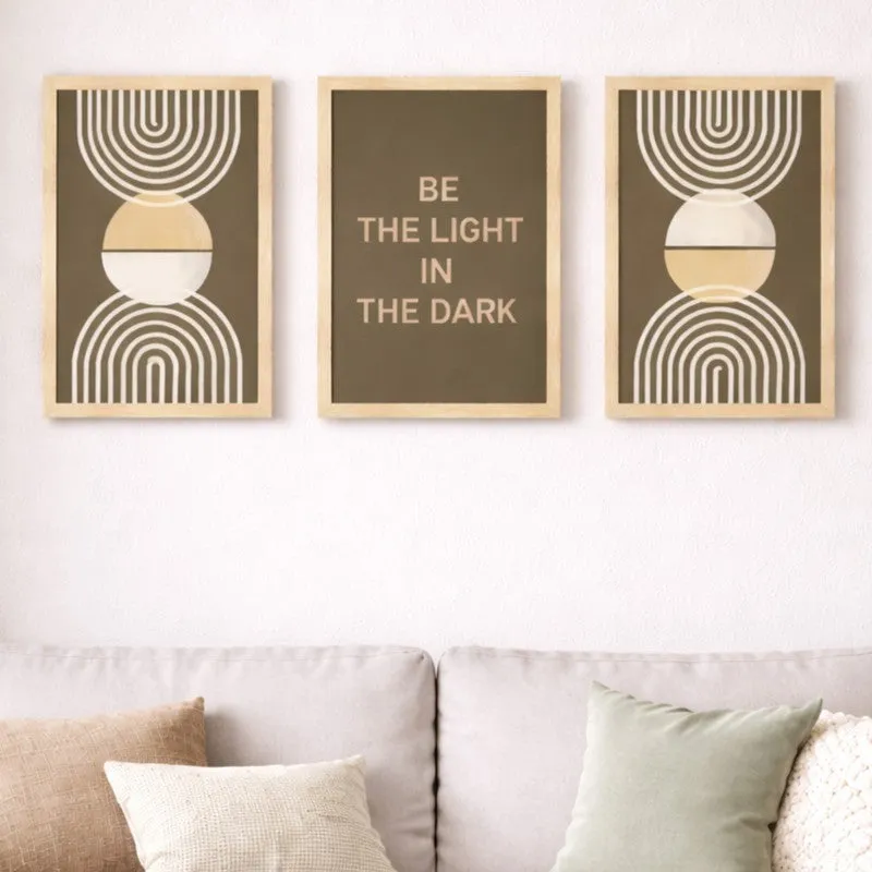 Believe Abtract Wall Art - Set Of Three media 4