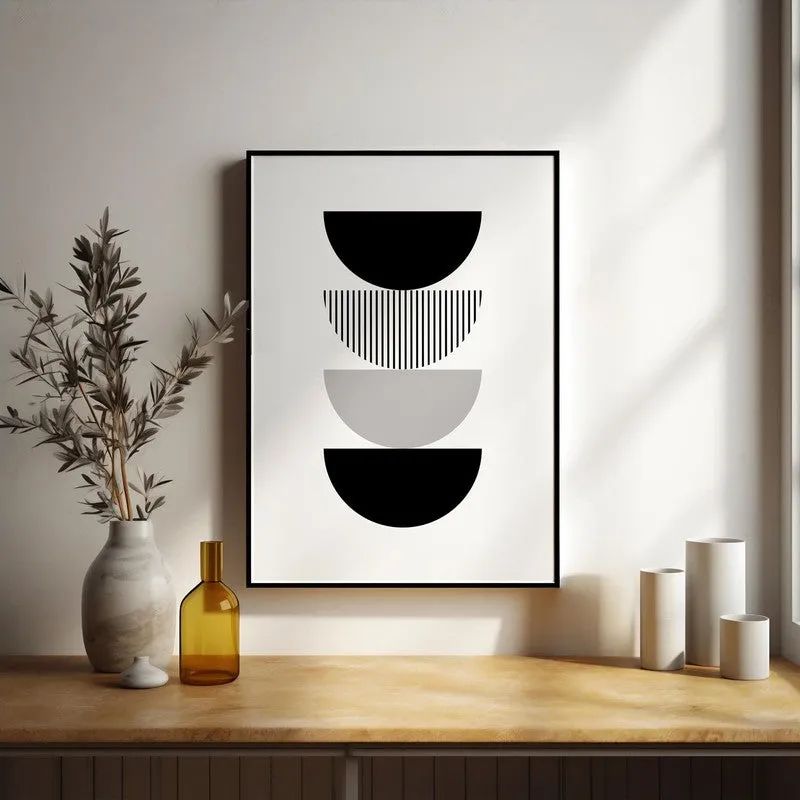Carbon Echo Framed Canvas Wall Painting media 5