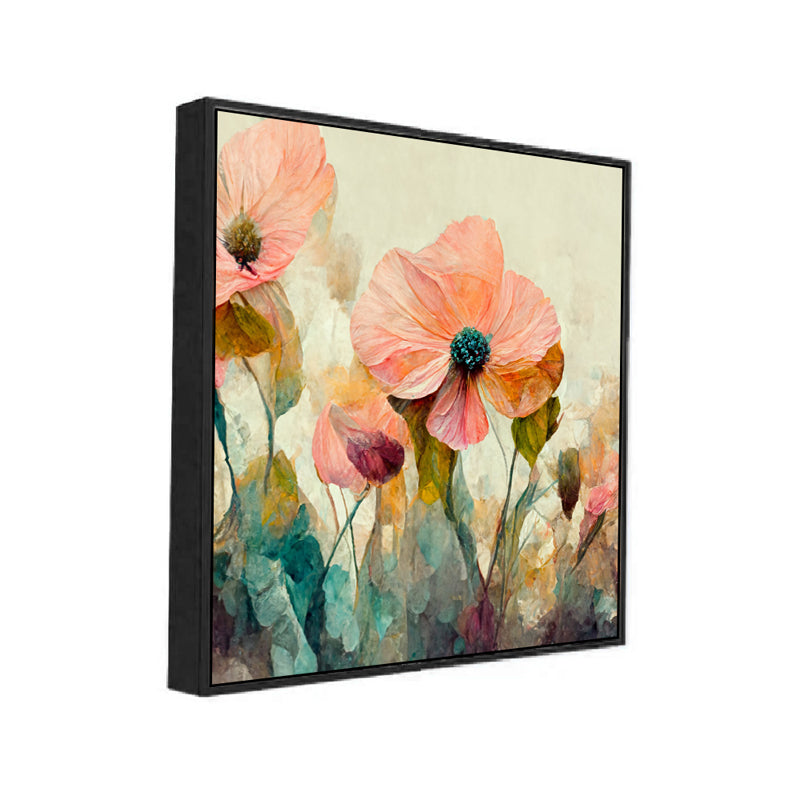 Floral Burst Wall Painting media 3