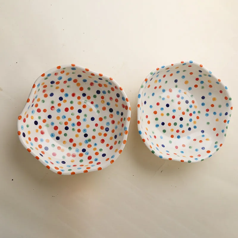 Otello Ceramic Snack Bowl (Multicolor) - 350 mL media 3