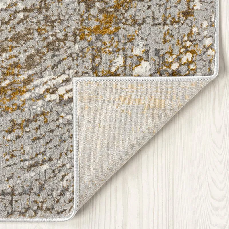 Rusto Abstract Carpet - Yellow & Grey media 4