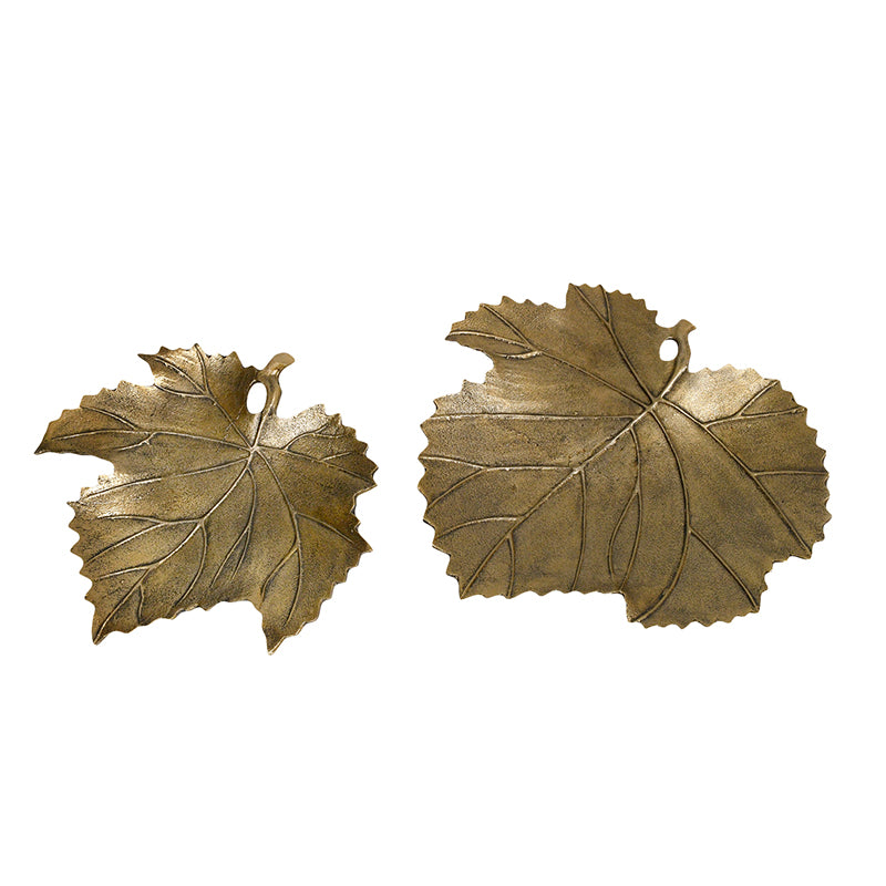 Maple Muse Accent Tray (Gold) - Set Of Two media 3