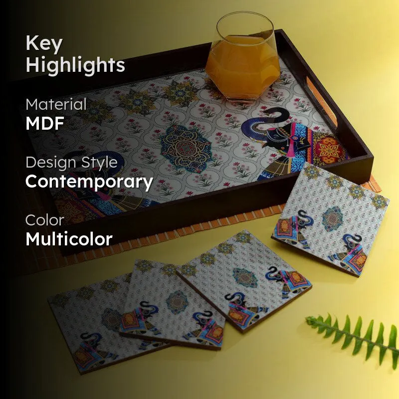Mughal Serenade Serving Tray media 2