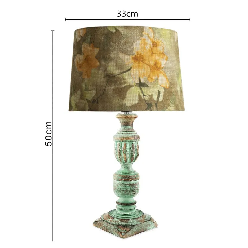 FloraCharm Wooden Table Lamp media 5