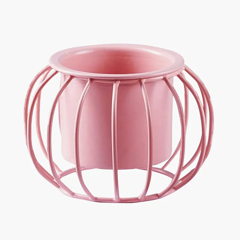 Steela Duo Planter (Pink) - Set Of Two media 4