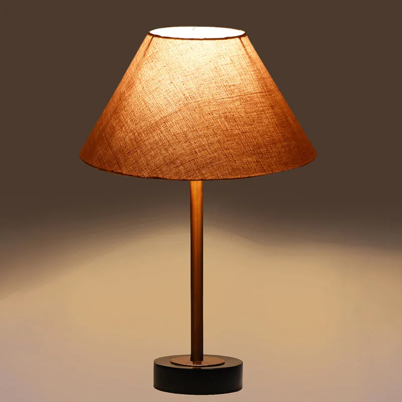 Cotin II Rodin Wooden Table Lamp - Grey,Copper,Black media 6
