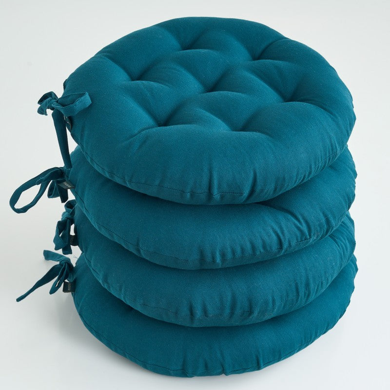 Paylon Chair Pad (Botanical Green) - Set Of Four