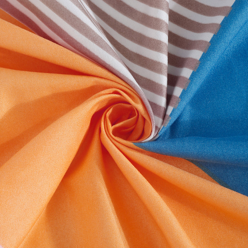 Tile Trace Geometric Bedsheet - 130 GSM media 5
