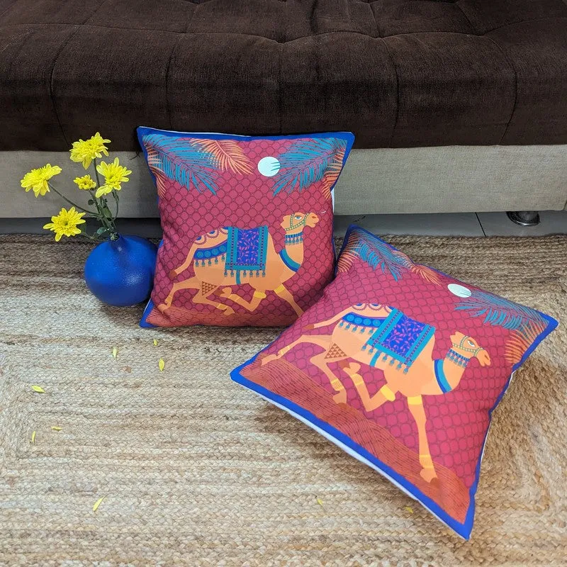 Camel Enclave Cushion Cover - Set Of Two media 3