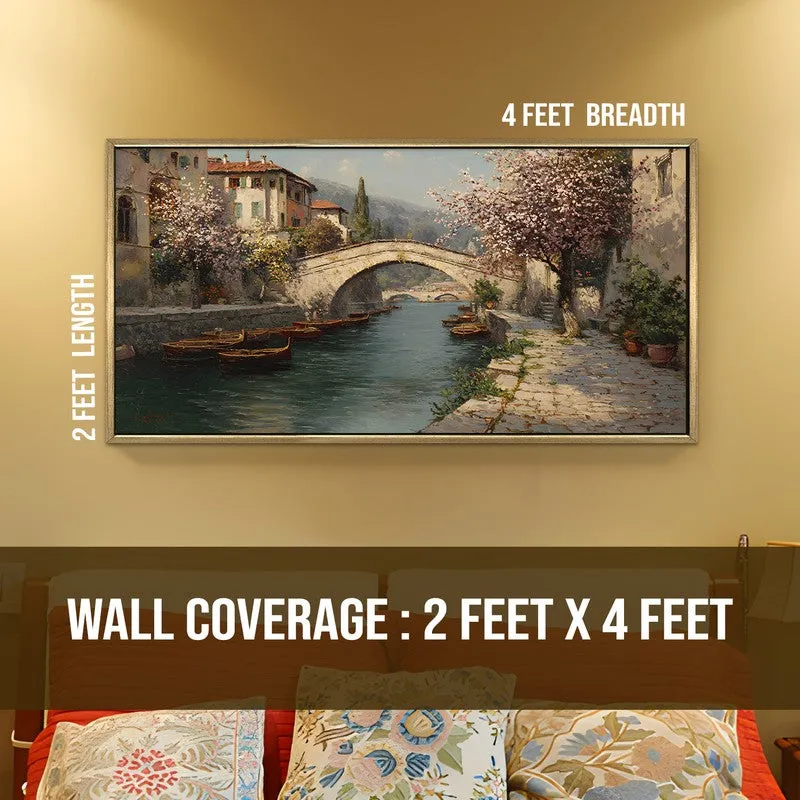 Spring Passage Canvas Wall Painting With Frame media 9