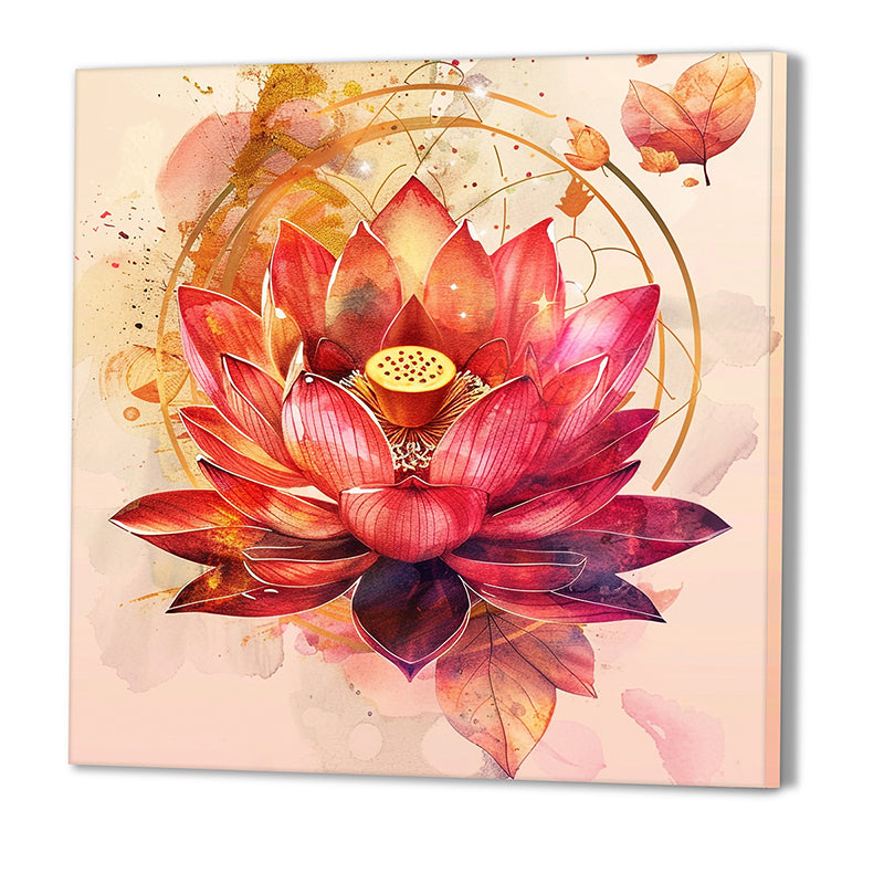 Lotus Nirvana Wall Art media 5