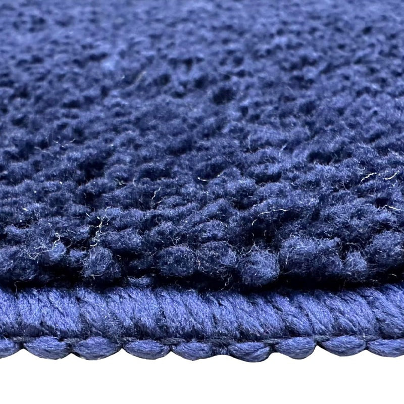 Lois Anti Skid Bath Mat - Navy Blue media 3