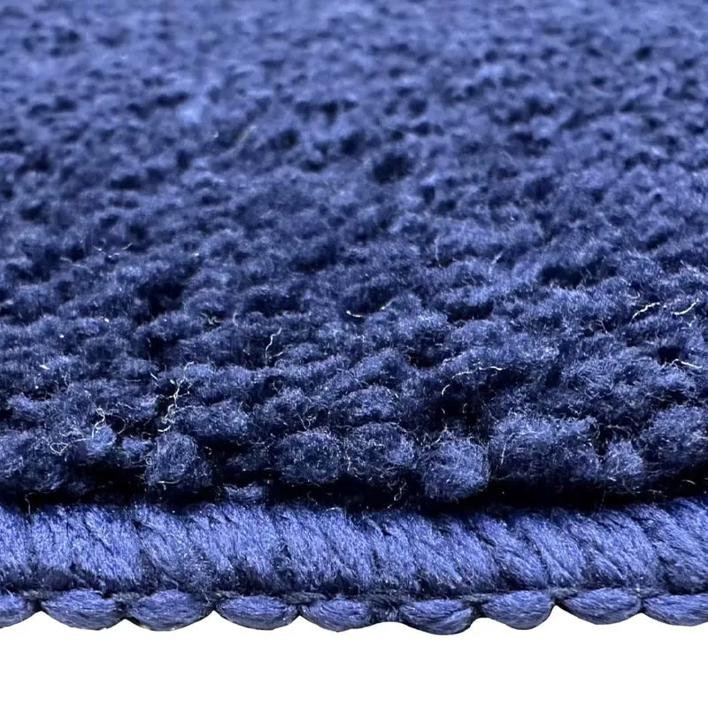 Lois Anti Skid Bath Mat - Navy Blue media 3