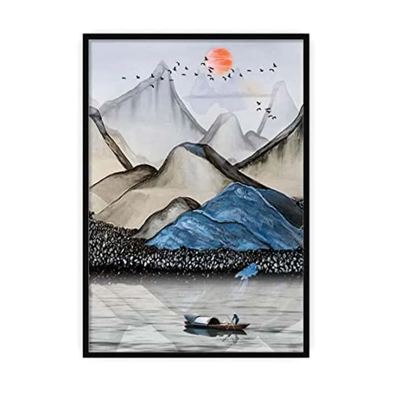Hilly Range Canvas Wall Art media 4
